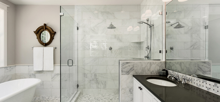 bathroom shower door installation in Rowland Heights
